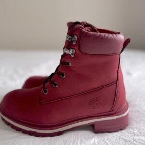 Ecko Unlimited NEW Women's High-Top Red Boot, JAY-01L, Perfect Condition. Size 8